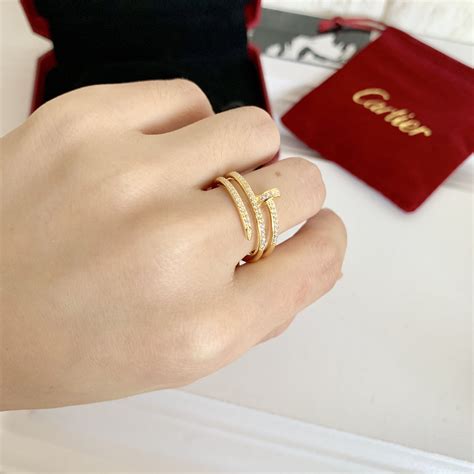 cartier gold nail ring|juste un clou ring meaning.